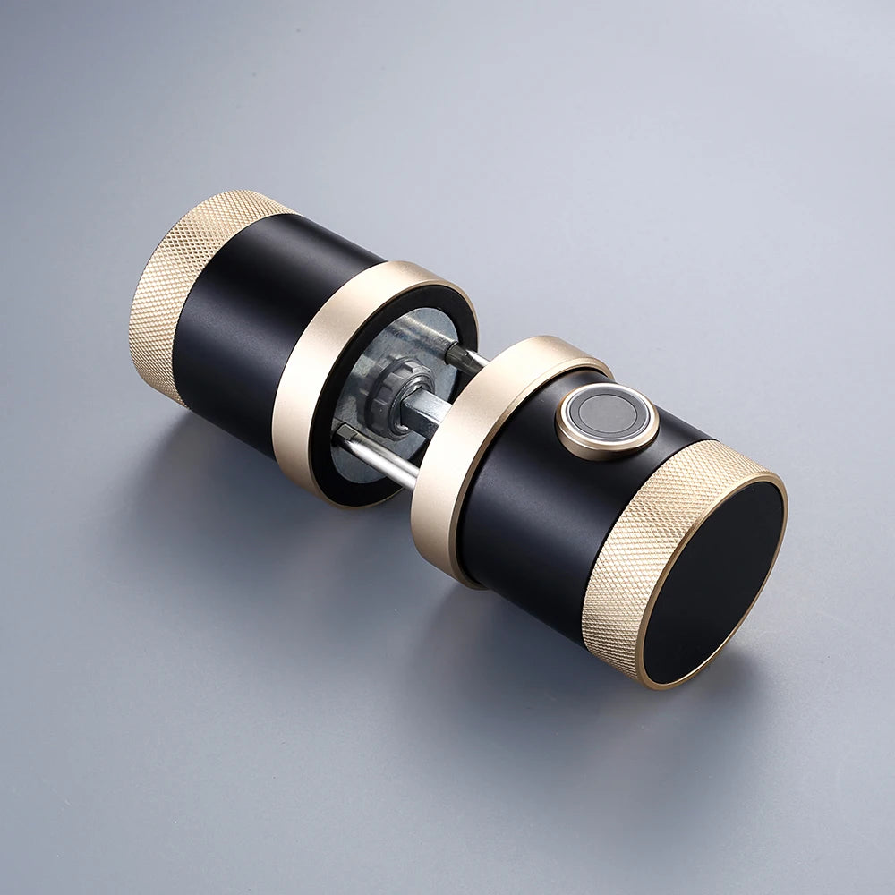 RAYKUBE L16A Tuya Bluetooth Smart Fingerprint Deadbolt Lock Keyless Round Knob Digital Electric Lock with APP/Key/Code Unlock