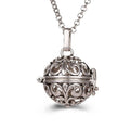Multiple Style Mexico Chime Angel Wings Music Ball Necklace Vintage Perfume Locket Necklace Aromatherapy Oil Diffuser Wholesale