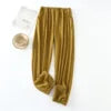 2023 Hot Sale Autumn and Winter Women's High Waist Long Velvet Pants Bunch Leg Trousers Ladies Casual Sport  Pants