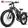 Qlife Racer Plus Fast Long Range 26 Inch 48v 750W Fat Tire Electric Mountain Bicycle