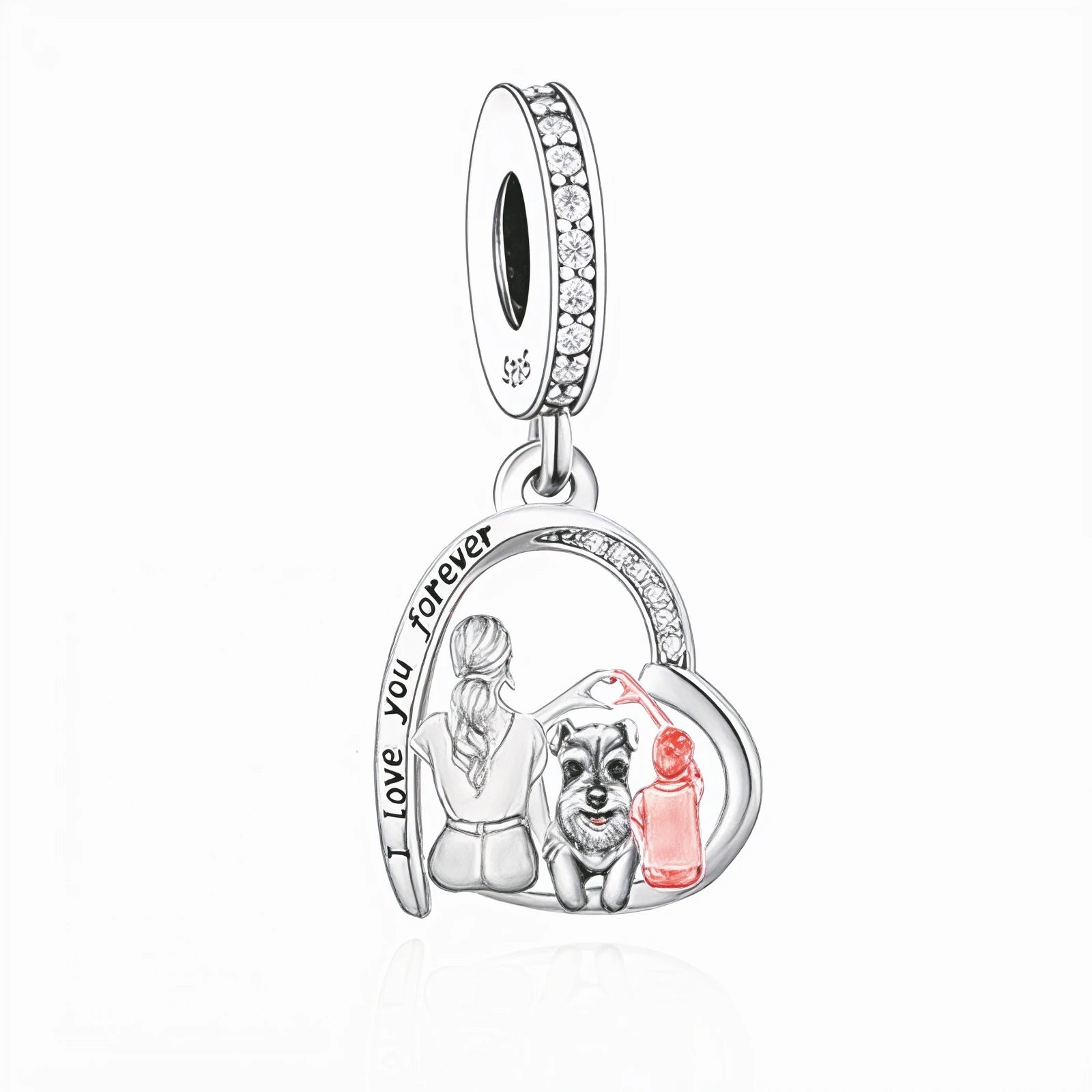 Pan Charms Bracelet Bead 925 Sterling Silver Angel Dog Paw Baby Foot Infinity Love Bead Fit Original for Women Jewelry Making