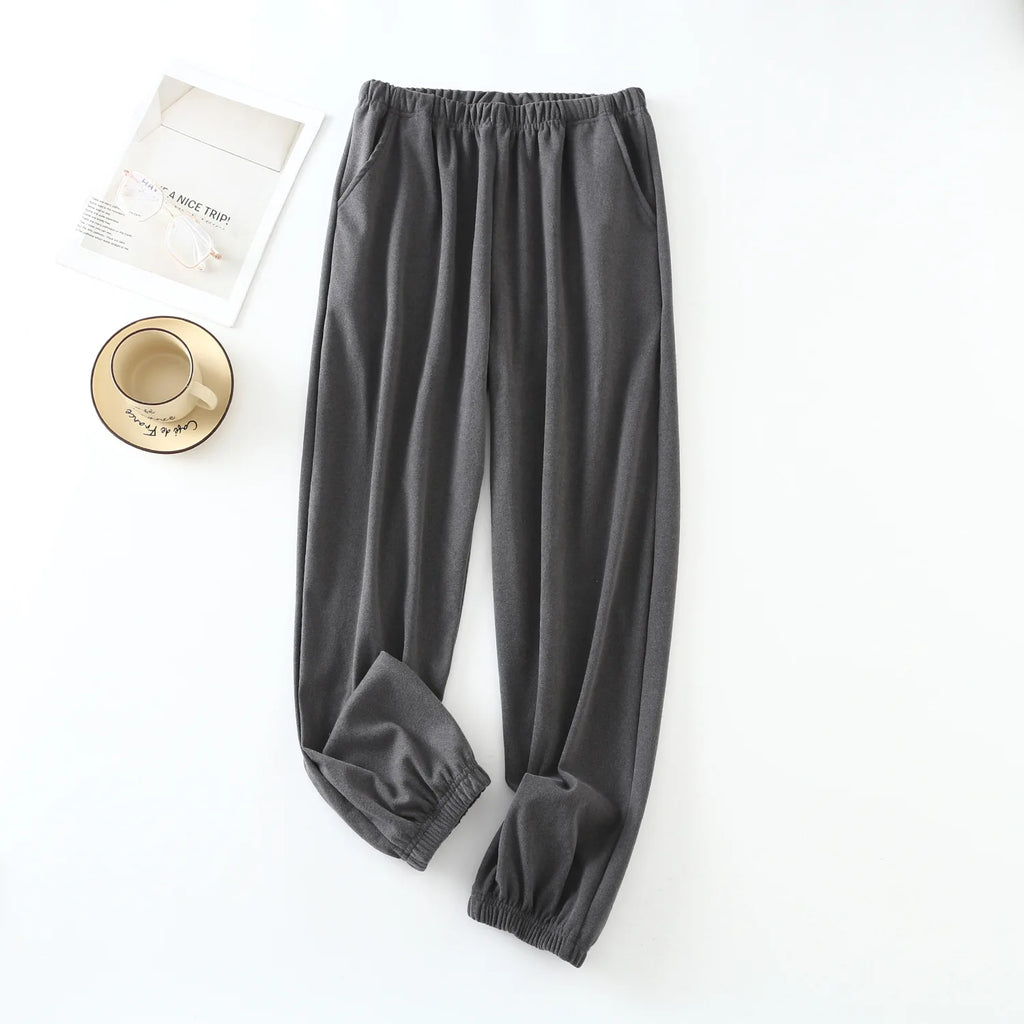 2023 Hot Sale Autumn and Winter Women's High Waist Long Velvet Pants Bunch Leg Trousers Ladies Casual Sport  Pants