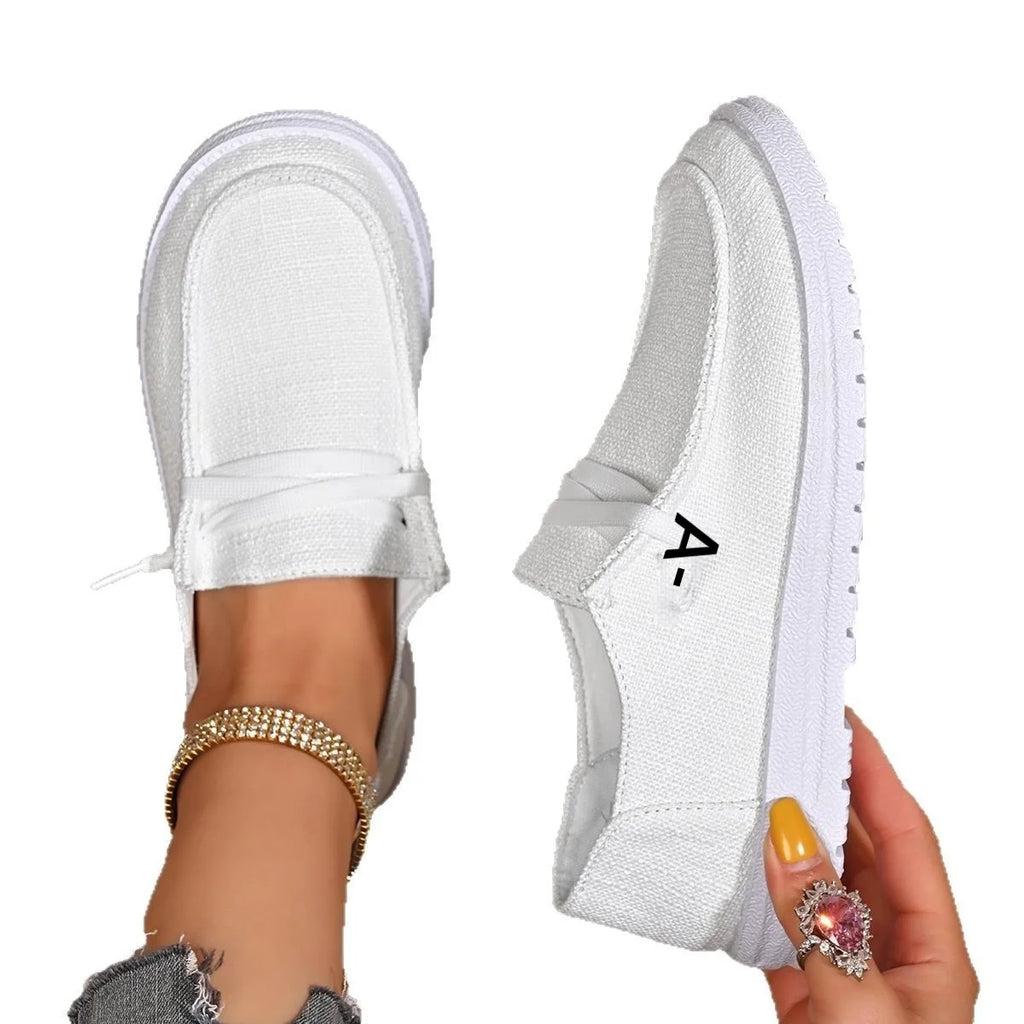Foreign Trade Large Size Women's Casual Shoes 2026 Spring Autumn New Breathable Durable Shock Flat Smart Loafers for Women