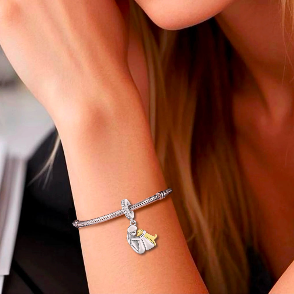 Pan Charms Bracelet Bead 925 Sterling Silver Angel Dog Paw Baby Foot Infinity Love Bead Fit Original for Women Jewelry Making