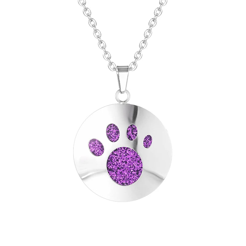 Women New Simple Aromatherapy Essential Oil Diffuser Locket  Perfume Necklace 316L Stainless Steel Locket with Felt Pads