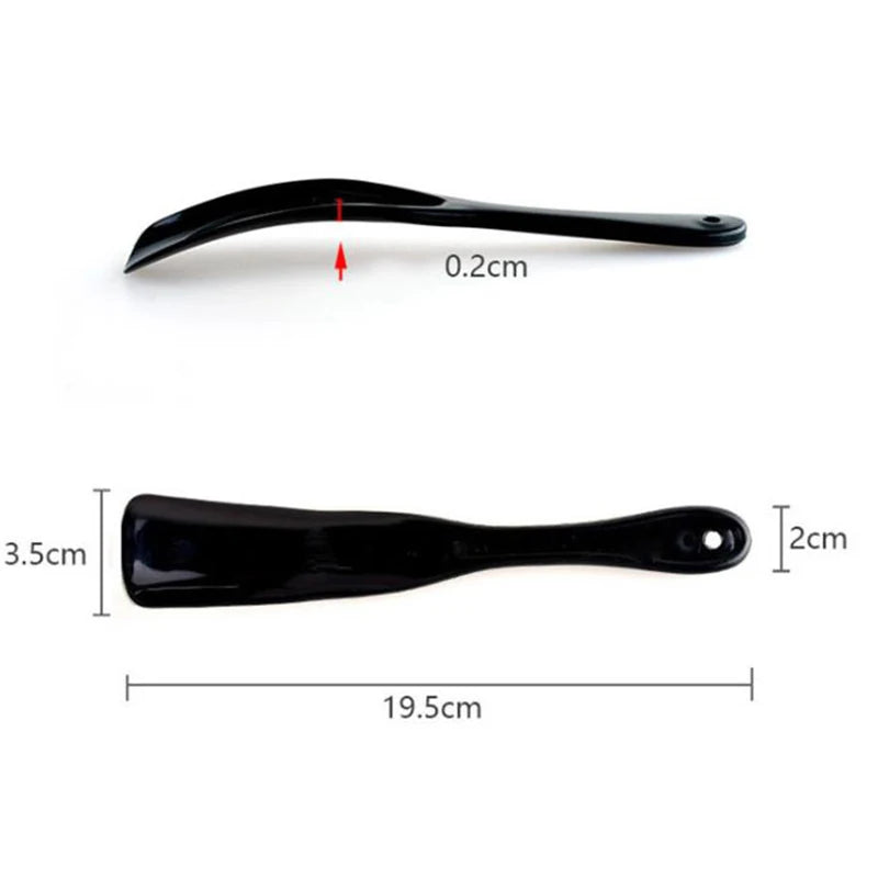 1pcs 19cm Shoe Horns Professional Plastic Shoe Horn Spoon Shape Shoehorn Shoe Lifter