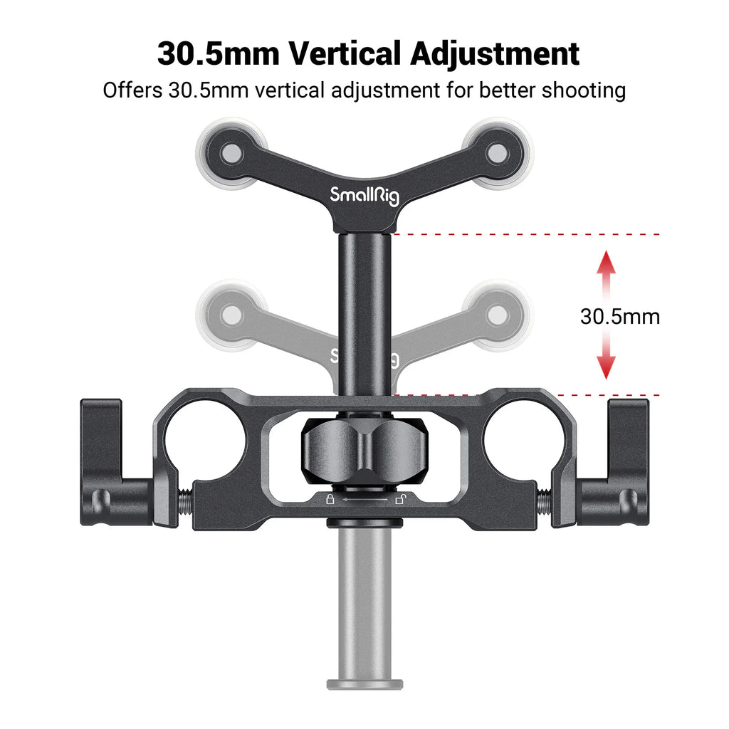 SmallRig Universal 15mm LWS Rod Mount Lens Support For 73-108mm Dslr Camera Lens Bracket Support With 15mm Rod Clamp -2727