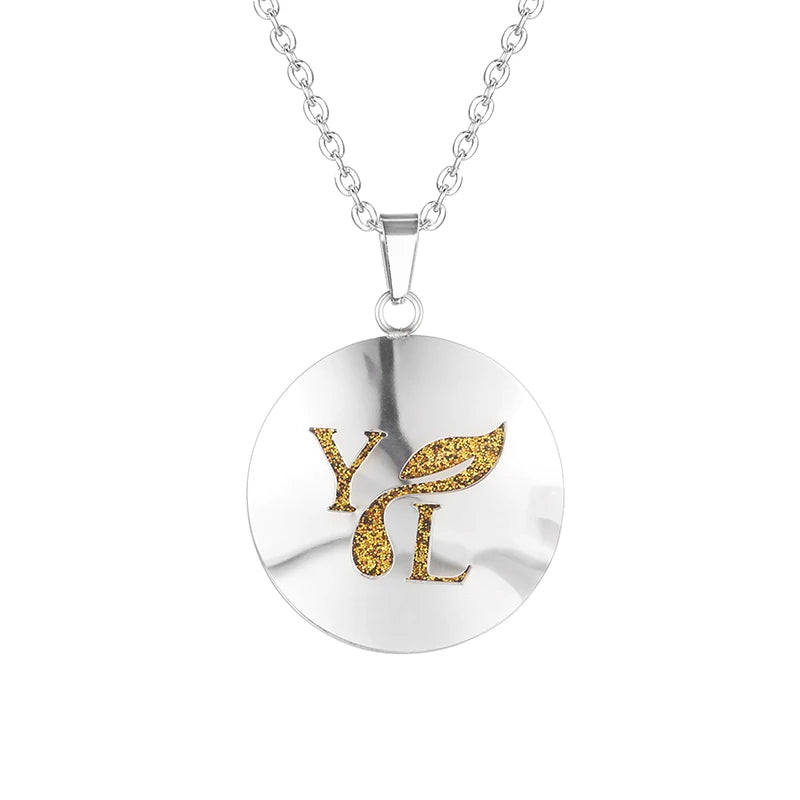 Women New Simple Aromatherapy Essential Oil Diffuser Locket  Perfume Necklace 316L Stainless Steel Locket with Felt Pads