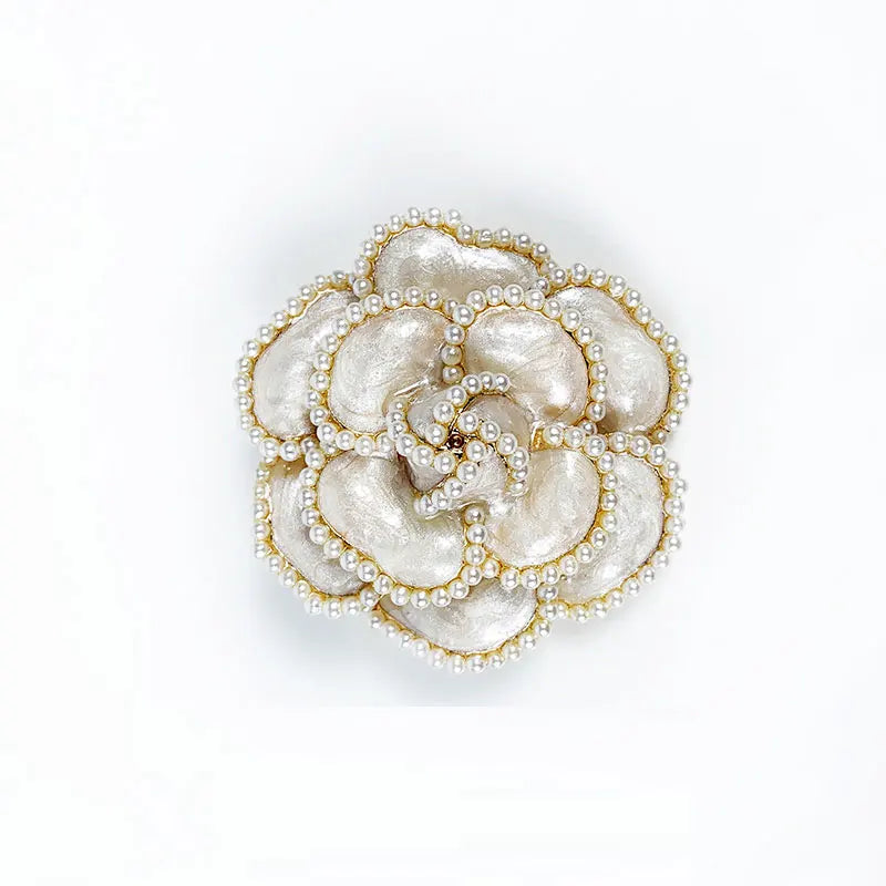 High Grade Luxury Big Brand Camellia cc Brooch Scarves Buckle Valentine's Day Pin Brooches For Woman Gift Accessories