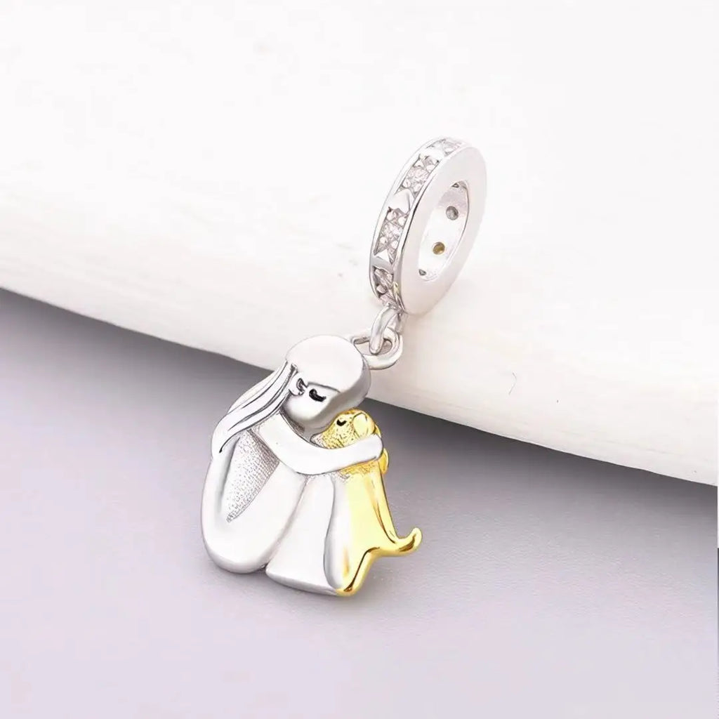 Pan Charms Bracelet Bead 925 Sterling Silver Angel Dog Paw Baby Foot Infinity Love Bead Fit Original for Women Jewelry Making