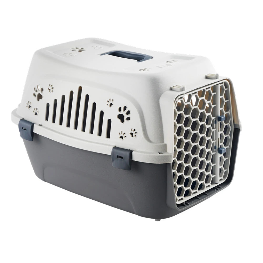 Airline Approved Small Pet Box Cat Carrier Durable Breathable Travel Cage for Kitten Puppy Rabbit Outdoor Durable Transport Box