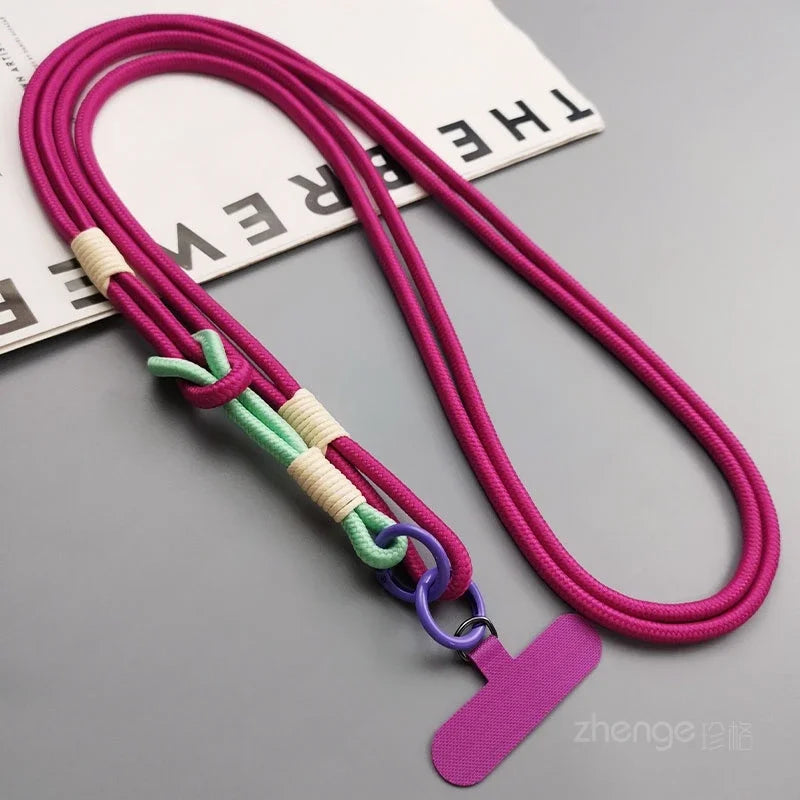 Crossbody and handheld phone strap, detachable strap, long anti loss design suitable for both men and women