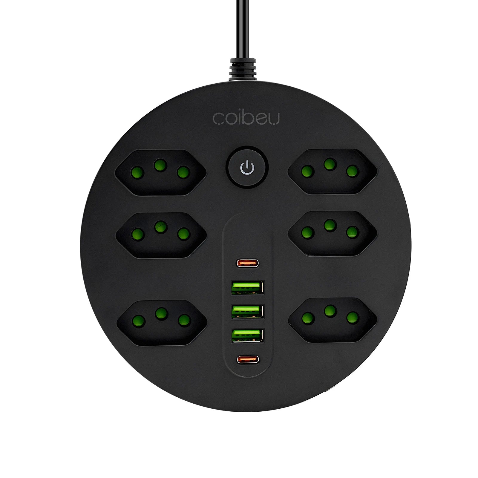 Line Filter, Electric Extension, Socket Extension, Socket Adapter, From Brazil, Coibeu, 10A, 110-220V, Usb Socket