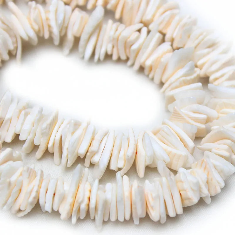 7-16mm Natural  Multi Color Mother of Shell Pearls Spacer Loose Beads  for Jewelry Making DIY Bracelets Necklace Earrings 15"