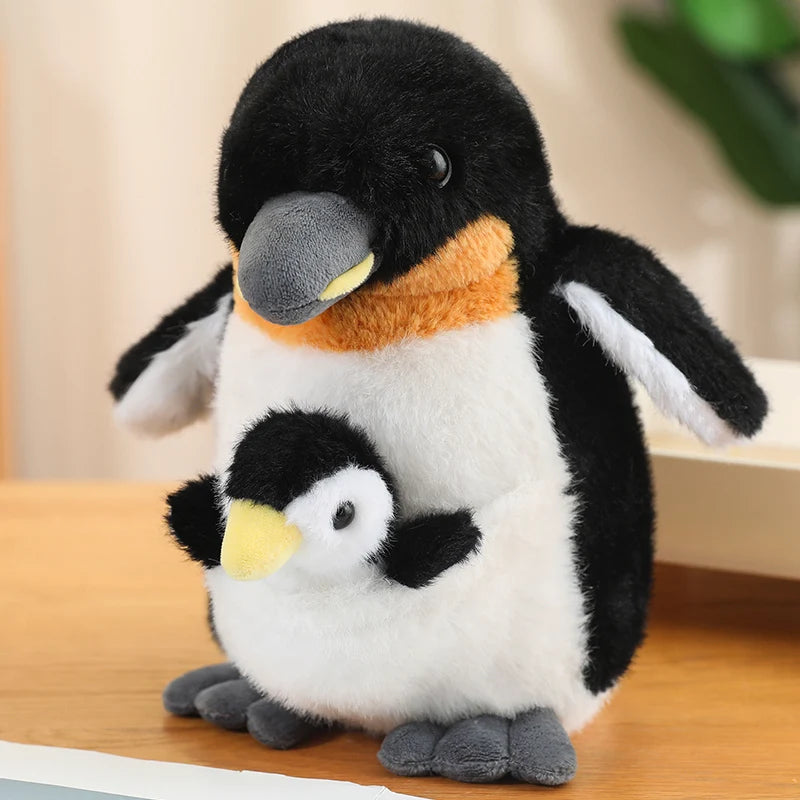 Kawaii Koala Mother And Child Series Plush Doll Simulation Penguin Dolphin Meerkat Sloth Tortoise Tiger Kangaroo Plush Toy Gifts