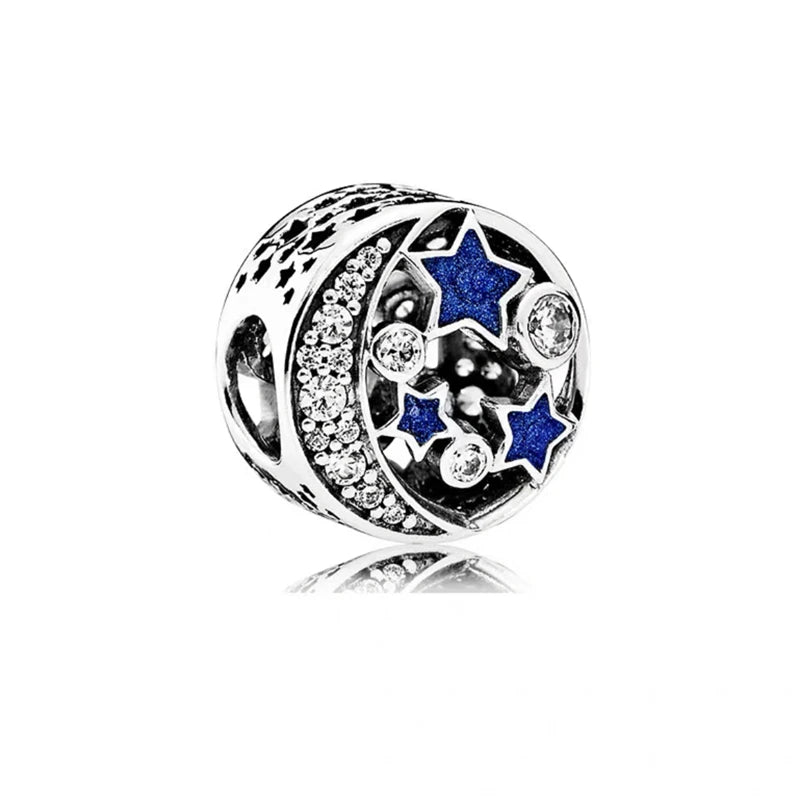 2026 Bestselling DIY Heart&Round Jewelry Gift Fit Original European Silver Bracelet Necklace Flower Charm Coffee Ice Cream Bead