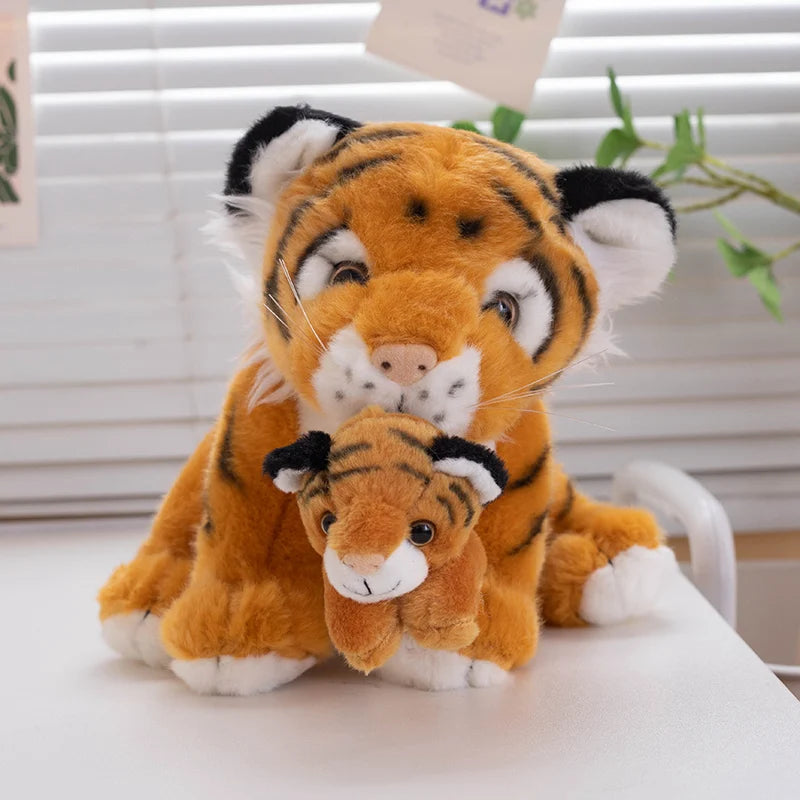 Kawaii Koala Mother And Child Series Plush Doll Simulation Penguin Dolphin Meerkat Sloth Tortoise Tiger Kangaroo Plush Toy Gifts
