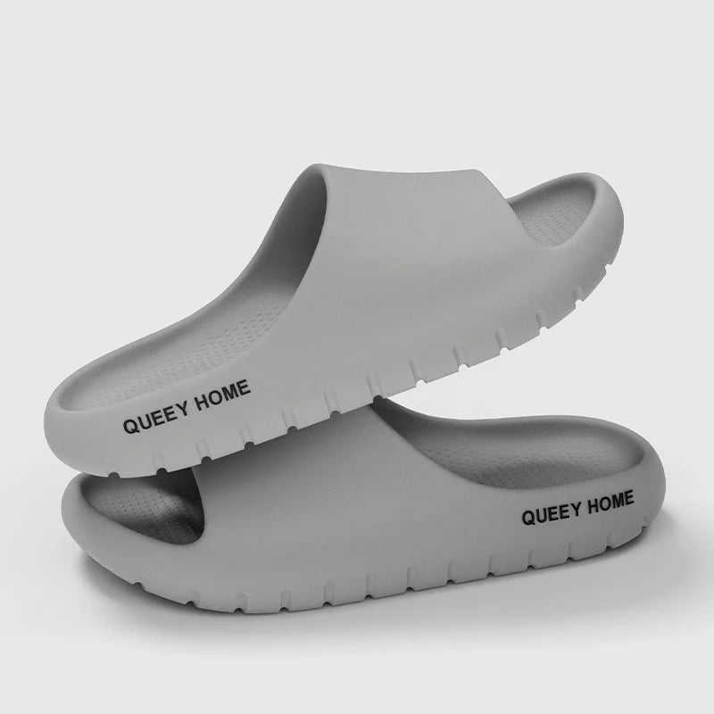 Queeyhome Men Slippers EVA Thick Soled Soft Sandals New Summer Fashion Non Slip Indoor Outdoor Beach Women Shoes