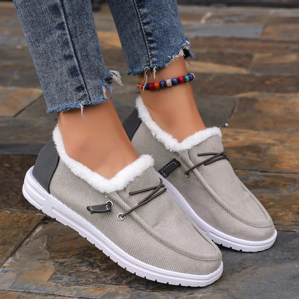 Casual Flats Cotton Boots Winter New Sport Platform Fashion Work Shoes Women Winter New Luxury Hot Plush Boots