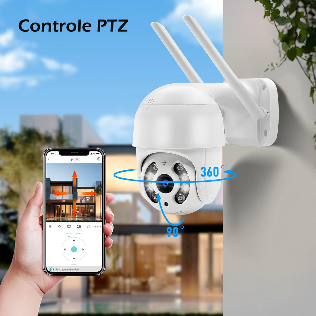 Wifi Security Camera Full Icsee Security Camera Wifi Monitor Camera Outdoor Wifi Surveillance Night Vision Waterproof