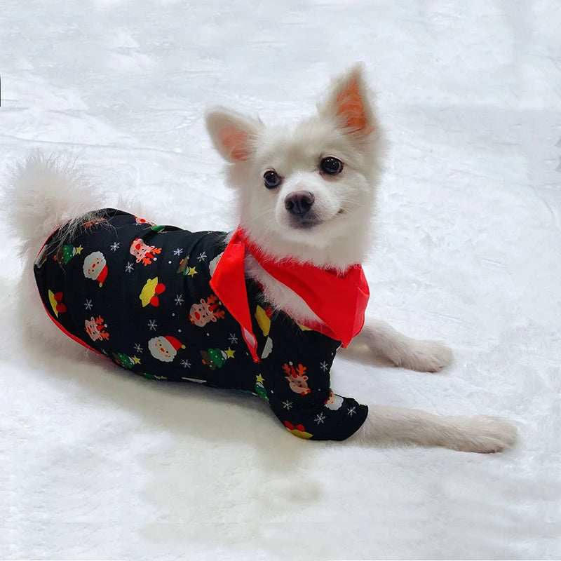 Family Pajama Matching Set Christmas Kids Mother Father Dog Pajamas Sets Xmas Baby Big Children Cotton Snug Fit Santa Claus