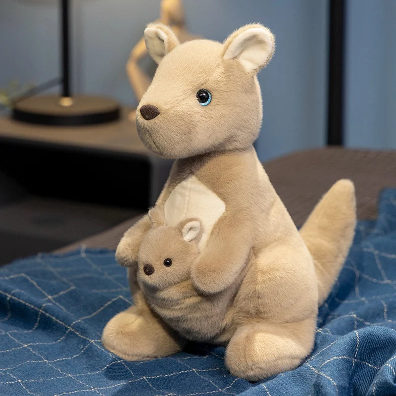 Kawaii Koala Mother And Child Series Plush Doll Simulation Penguin Dolphin Meerkat Sloth Tortoise Tiger Kangaroo Plush Toy Gifts