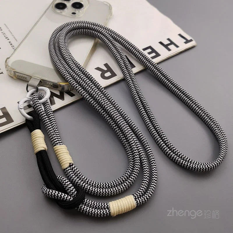 Crossbody and handheld phone strap, detachable strap, long anti loss design suitable for both men and women
