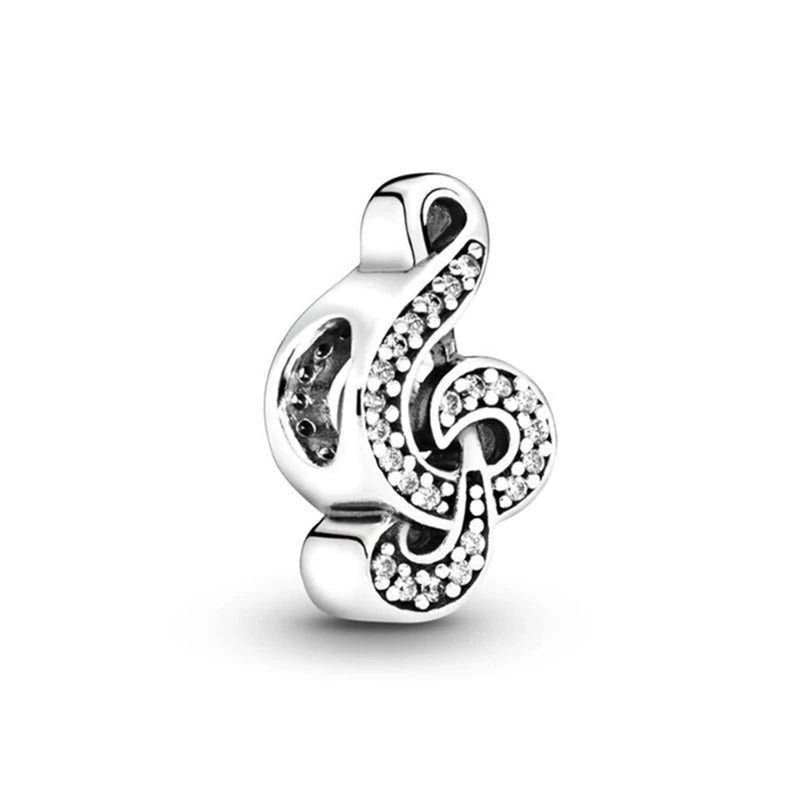 2026 Bestselling DIY Heart&Round Jewelry Gift Fit Original European Silver Bracelet Necklace Flower Charm Coffee Ice Cream Bead