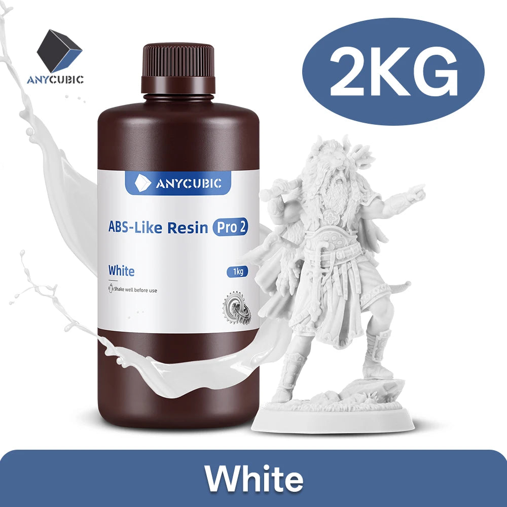 ANYCUBIC ABS-Like Pro 2 3D Printer UV Resin 405nm For LCD DLP Printers Strong Formula Printing Accuracy Up to 0.1mm ABS+ Update