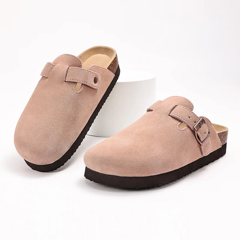 Bebealy Clogs For Women Slippers New Suede Clogs Shoes Outdoor Platform Nonslip Beach Slippers Summer Soft Men Clogs Slippers