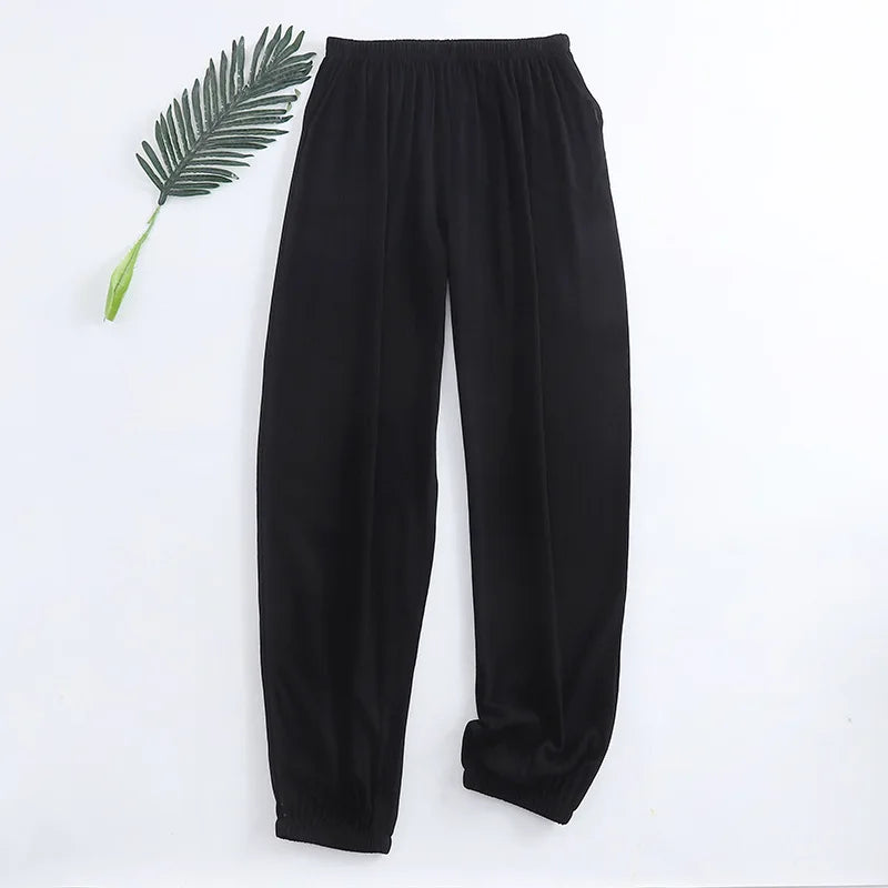 Sleepwear For Sleeping Pants New Casual Plus Size 100% Cotton Spring Autumn Home Wear Pajamas Pant Pantalon Pyjama Trousers