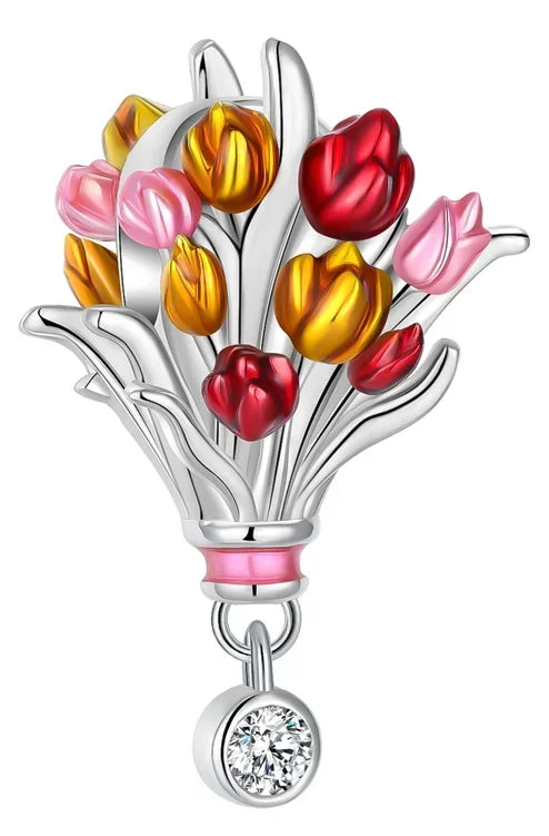2024 New 925 Sterling Silver Bead Golden Heart-Shaped Lock Birthday Candle Charm Fit Bracelet DIY Women Jewelry