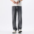 Lyocell Thin Men's Vintage Jeans Casual Loose Denim Pants Korean Fashion Comfortable Straight Summer Male Trousers
