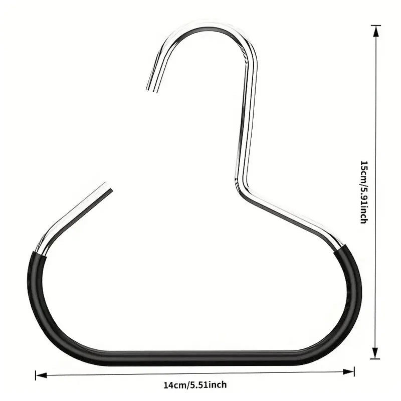 Durable Circle Ring Hat Hanger Versatile Steel Caps Round Hooks 5/10pcs Non-slip Hat Storage Hook Scarf Towel Tie Hanging Rack