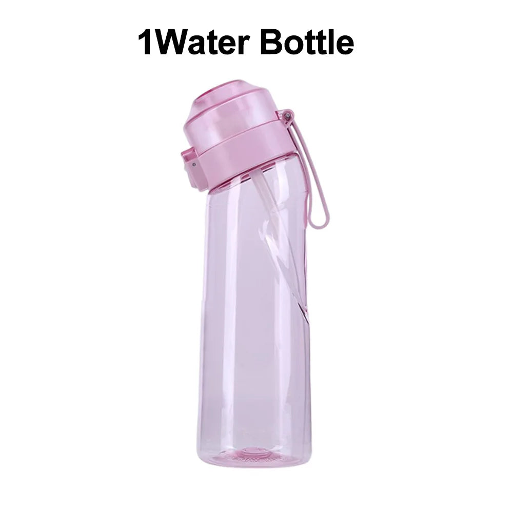 650ml Flavored Water Bottle Sports Drinking Bottle Flavor Pods Fruit Scent Up Water Cup for Outdoor Camping Fitness Fashion