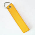 1PC Custom LOGO Keychain Blank Canvas Webbing Personalized Key Chains Motorcycle Popular Ribbon Weave Keyring Bag Accessory