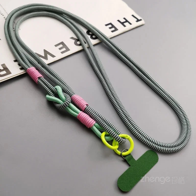 Crossbody and handheld phone strap, detachable strap, long anti loss design suitable for both men and women