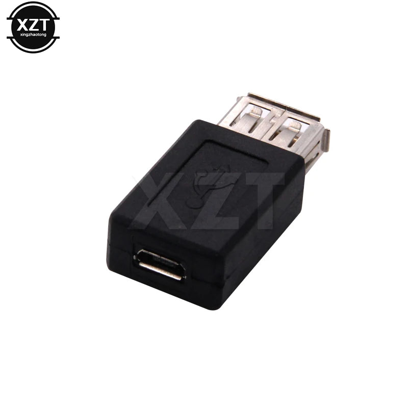 Mother USB 2.0 Female Type A to Micro USB B Female Adapter Plug  ADAPTOR usb to Micro Usb charge data for Mobile Phone Connector