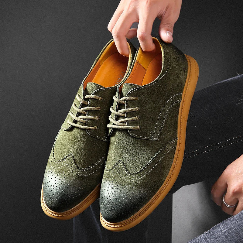 2022 New High Quality Men's shoes 100% Genuine Leather Casual Shoes Waterproof Work Shoes Cow Leather Loafers Plus Size 38-48