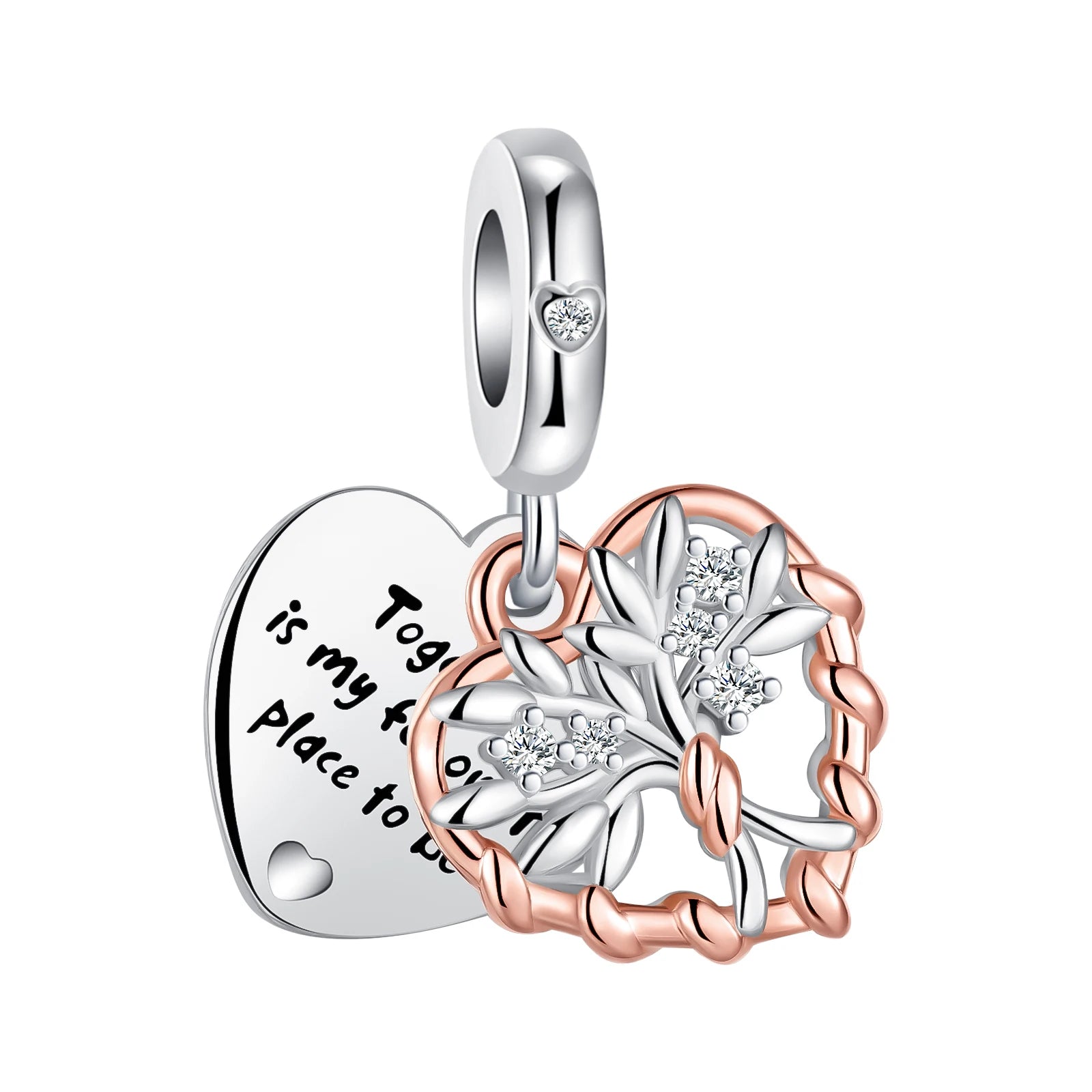 2024 New 925 Sterling Silver Bead Golden Heart-Shaped Lock Birthday Candle Charm Fit Bracelet DIY Women Jewelry