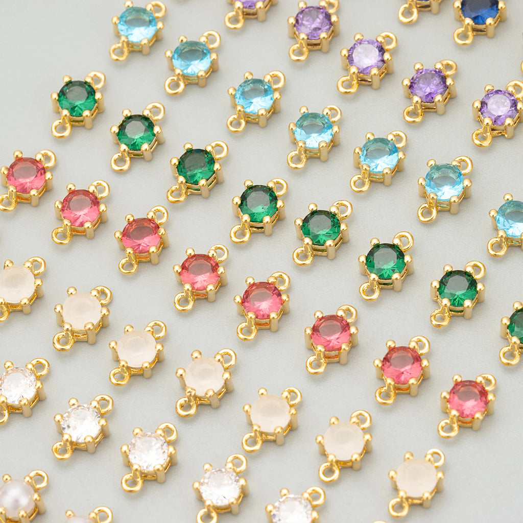 GUFEATHER ME57,jewelry accessories,18k gold plated,nickel free,copper,zircons,charms,jewelry making,diy pendants,10pcs/lot