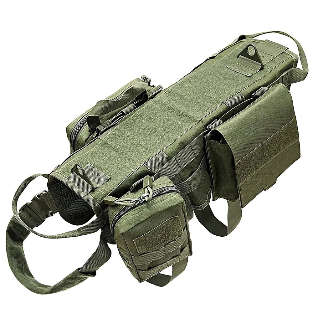 Camouflage Dog Harnesses Pet Tactical Dog Harness and Leash Set German Shepherd Malinois Training Vest For Dogs Accessories