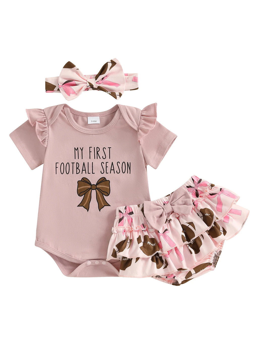 Adorable Toddler Girl Summer Clothing Set with Cute Letter Print Bow Detail and Matching Headband - 3 Piece Outfit Featuring
