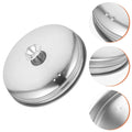 Stainless Steel Steamer Lid Cheese Its Cover Food Binaural Steak Dome Basting Griddle Household