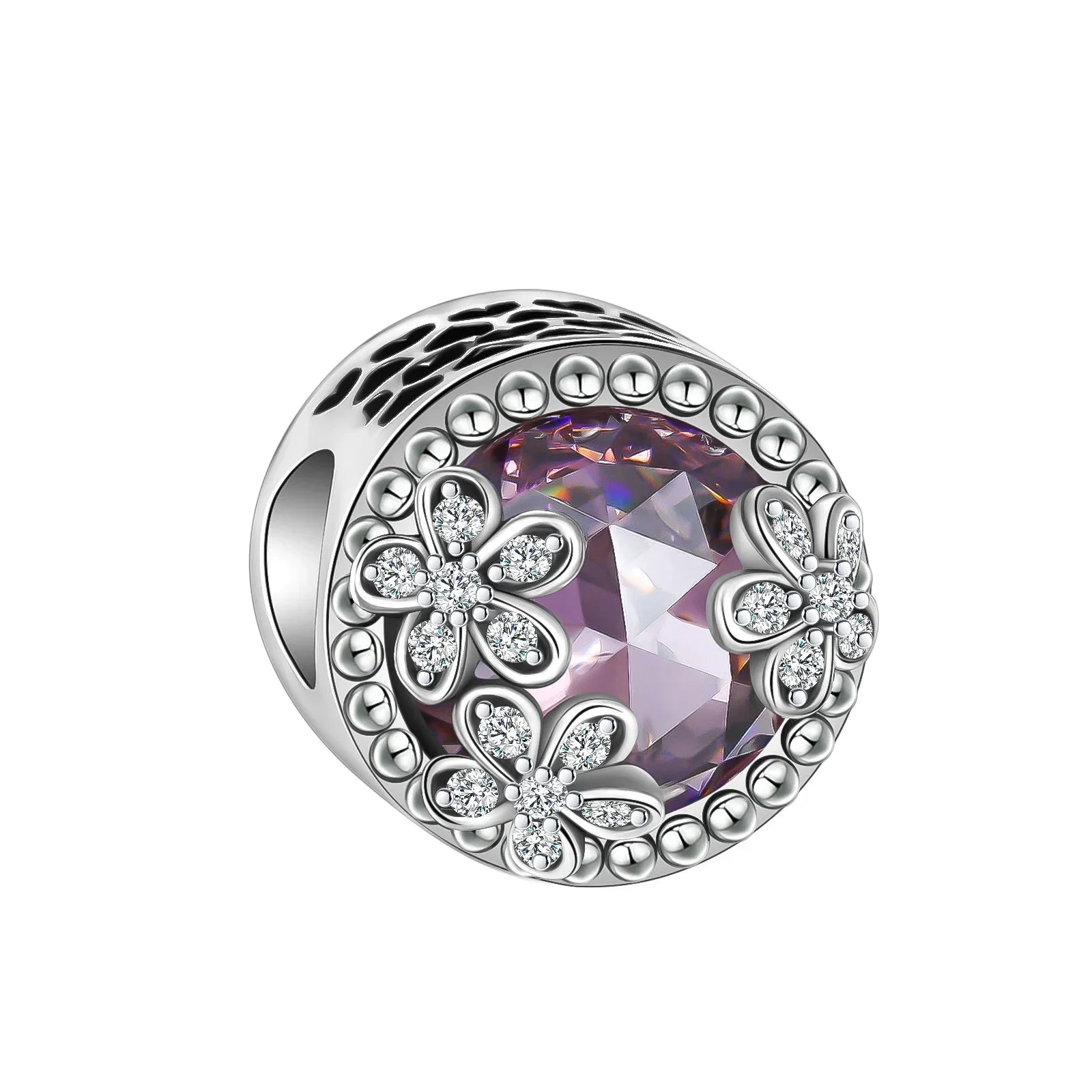 2024 New 925 Sterling Silver Bead Golden Heart-Shaped Lock Birthday Candle Charm Fit Bracelet DIY Women Jewelry