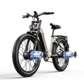 Shengmilo S700 Adult 2000W Electric Bicycle with Two Motors, 48V17.5AH840WH Battery Ebike ,26 Inch Wide Tyre E-Mountain ebike