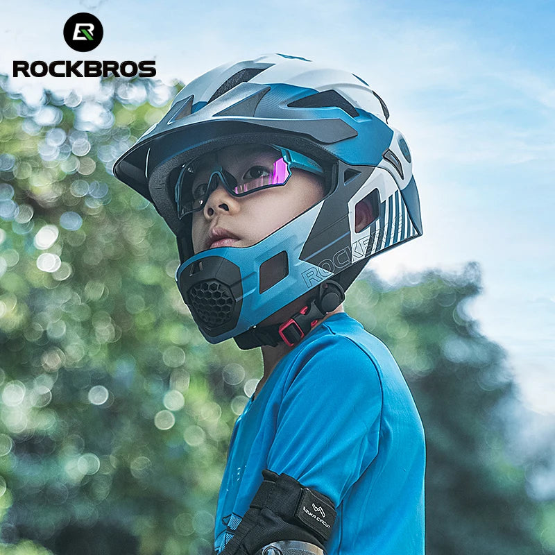 ROCKBROS Child Photochromic Sunglasses Bicycle Eyewear UV400 Kids Bike Goggles Protection Classic Windproof Outdoor Glasses