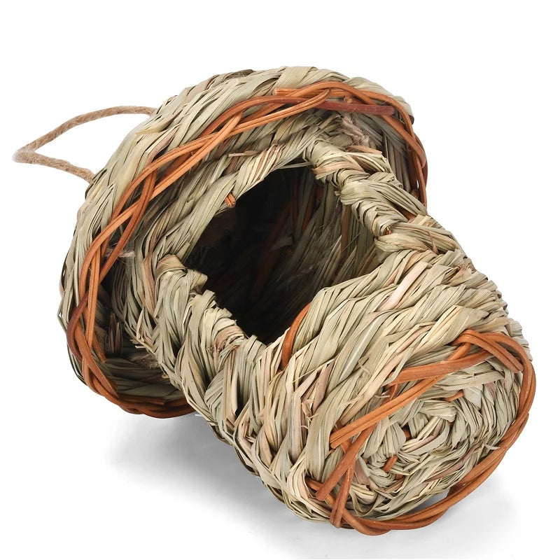 Bird House Creative Breathable Bird Nest Outside Parrot Bird Hanging House Outside Supplies