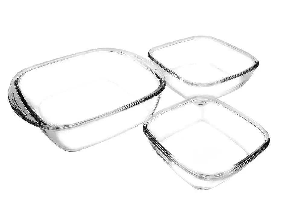 Set of Glass Baking Saucers Always