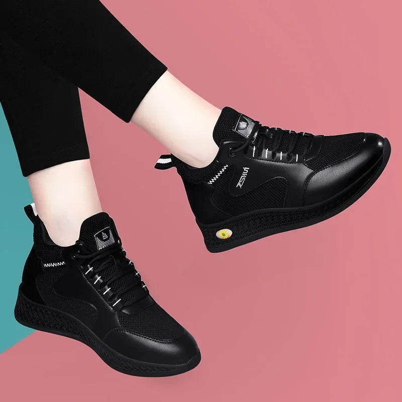 Maogu Breathable Mesh Platform Sneakers Woman New Fashion Mesh Sneaker Shoe Cheap Tenis Feminino 2026 Autumn Women Casual Shoes